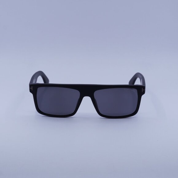 Tom Ford Polarized FT0999-N 02D Philippe Sunglasses Black Square Frame - Picture 2 of 10